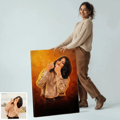Wrapped Canvas Portrait