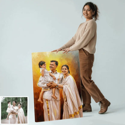 Wrapped Canvas Portrait
