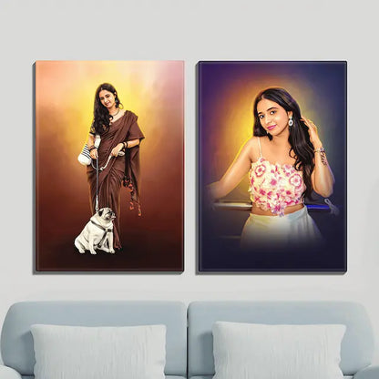 Wrapped Canvas Portrait