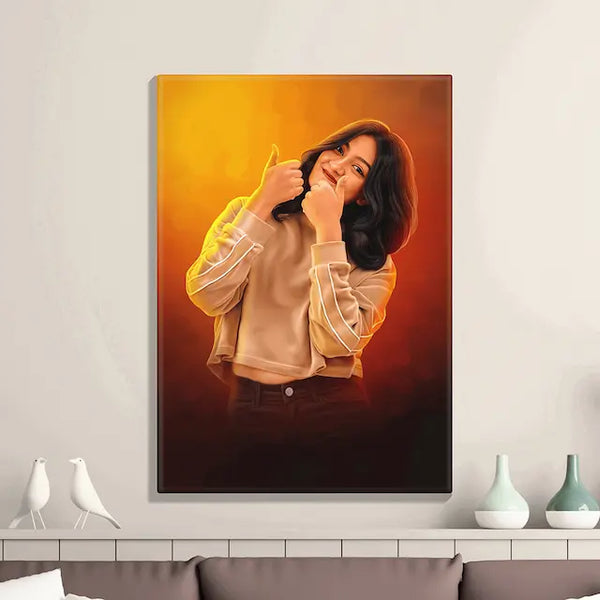 Wrapped Canvas Portrait